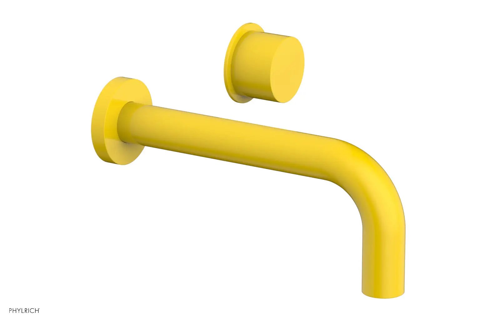Phylrich Basic II Single Handle Wall Lavatory Set - Smooth Handle by Phylrich