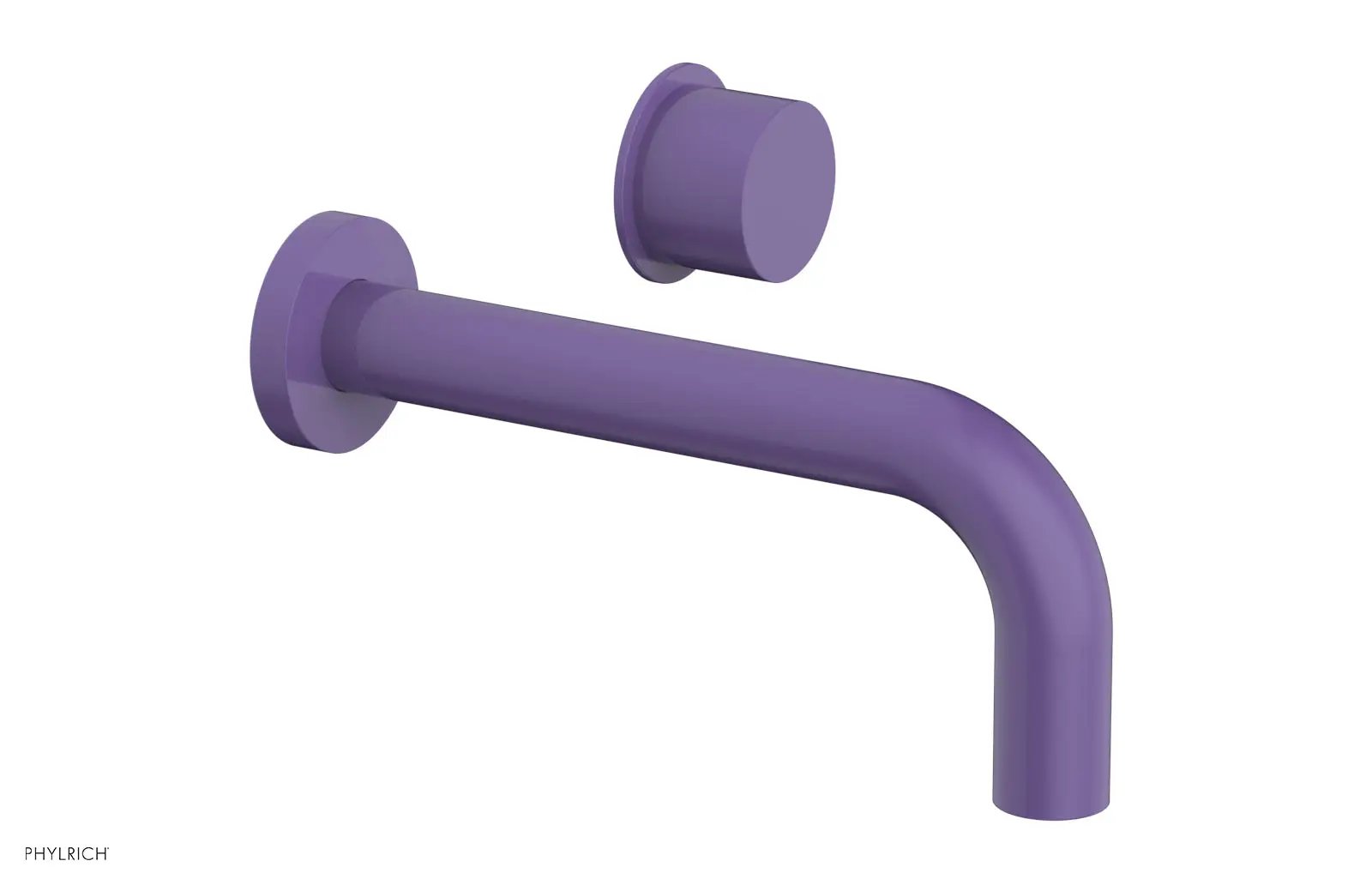 Phylrich Basic II Single Handle Wall Lavatory Set - Smooth Handle by Phylrich