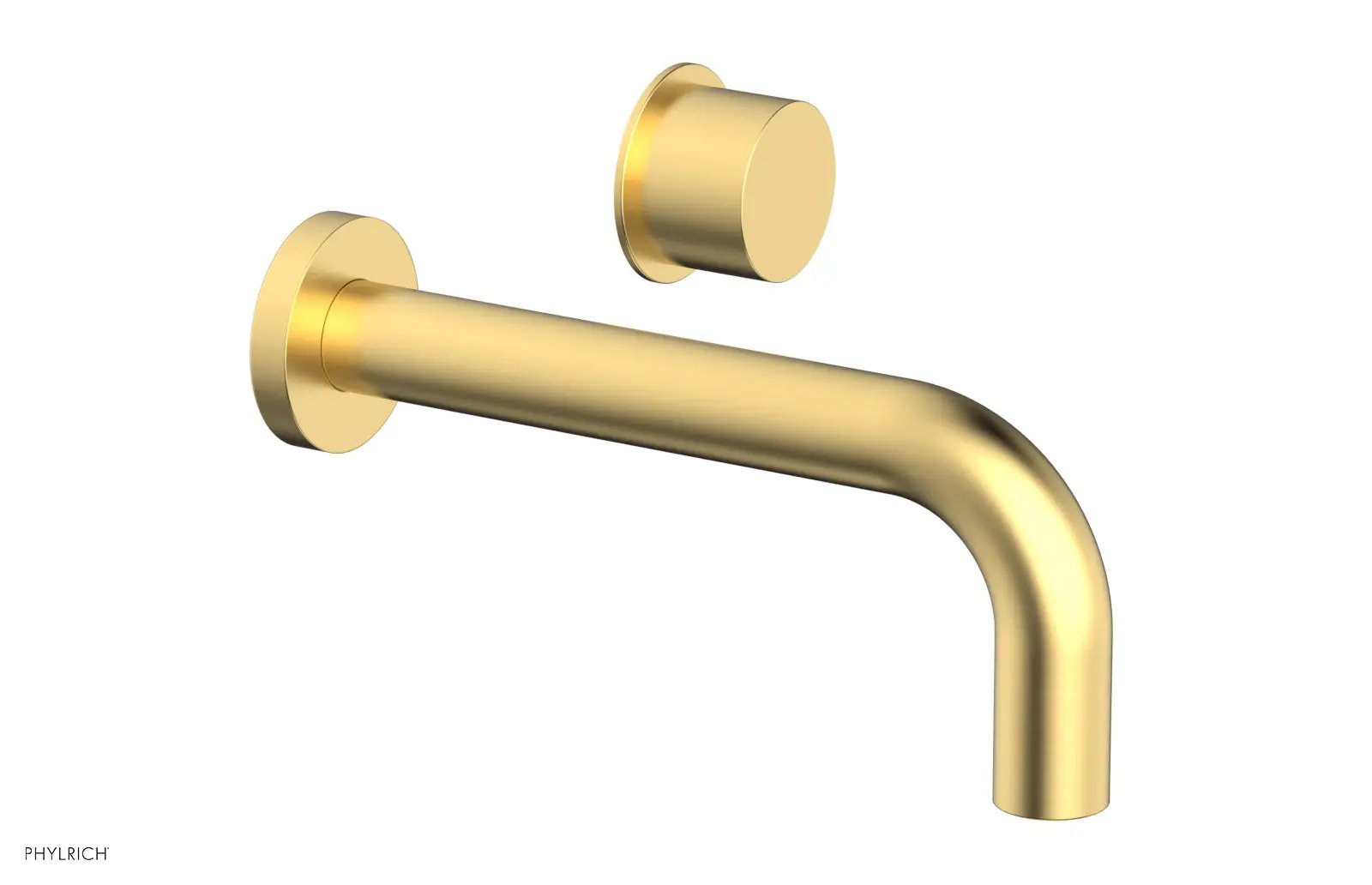 Phylrich Basic II Single Handle Wall Lavatory Set - Smooth Handle by Phylrich