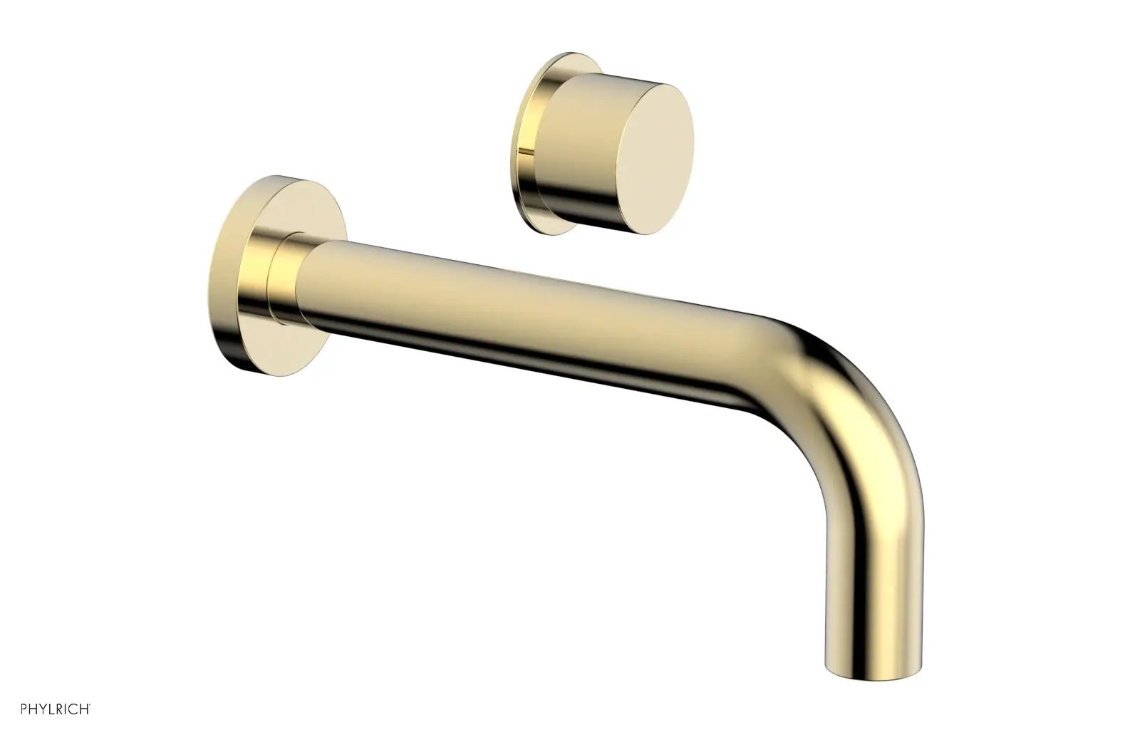Phylrich Basic II Single Handle Wall Lavatory Set - Smooth Handle by Phylrich