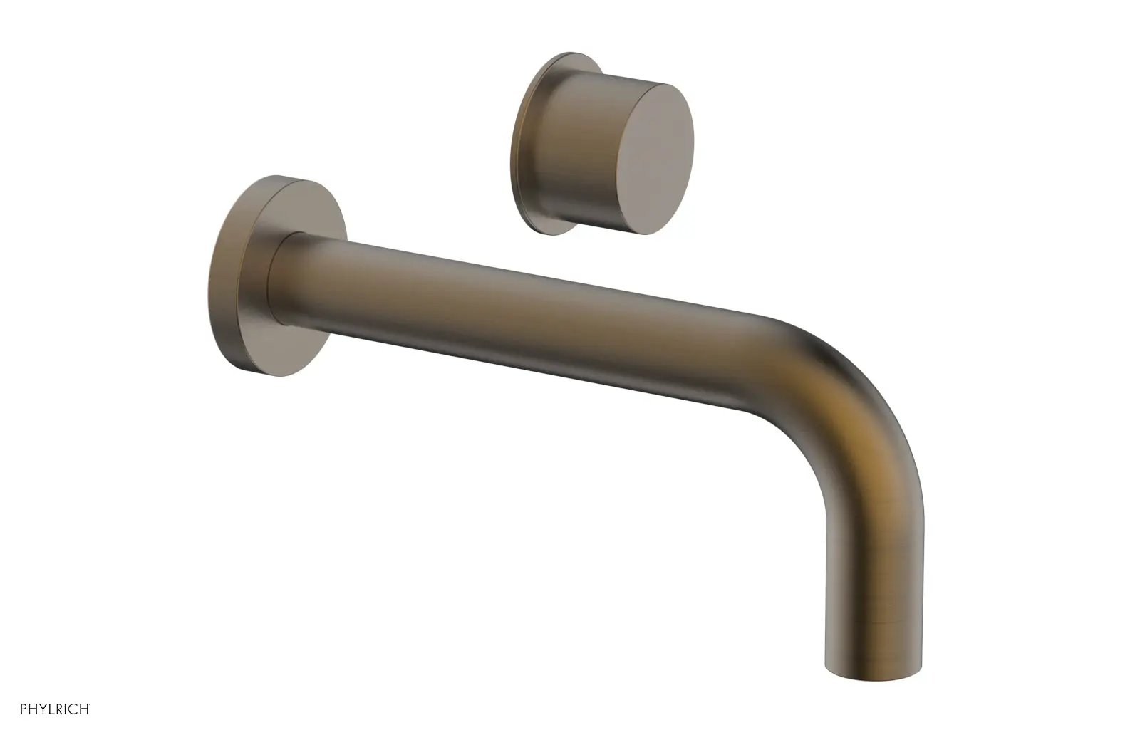 Phylrich Basic II Single Handle Wall Lavatory Set - Smooth Handle by Phylrich