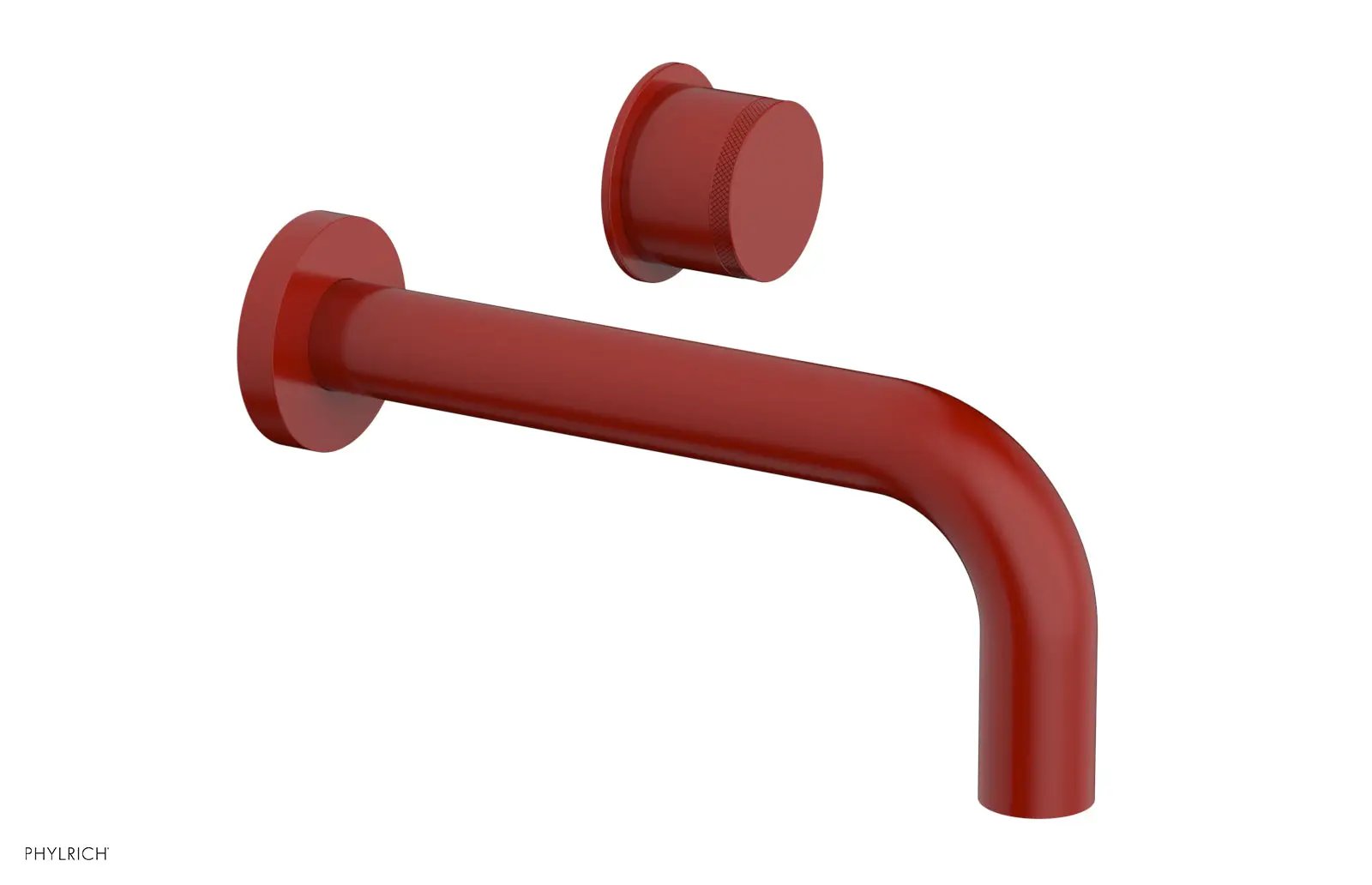Phylrich Basic II Single Handle Wall Lavatory Set - Knurled Handle by Phylrich