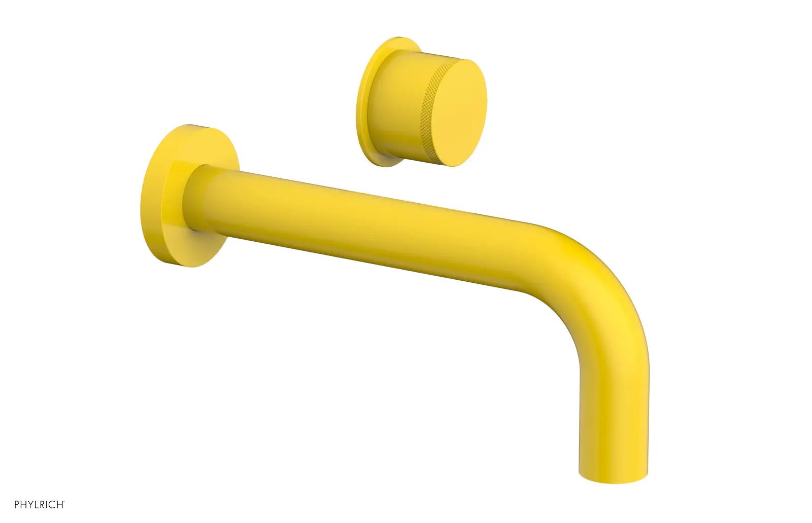Phylrich Basic II Single Handle Wall Lavatory Set - Knurled Handle by Phylrich