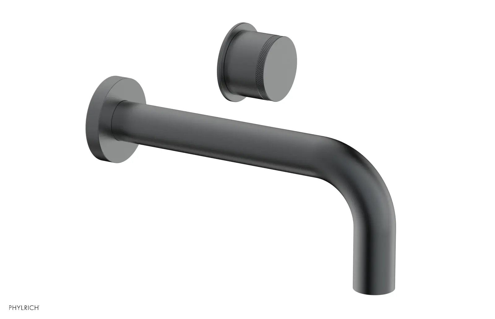 Phylrich Basic II Single Handle Wall Lavatory Set - Knurled Handle by Phylrich