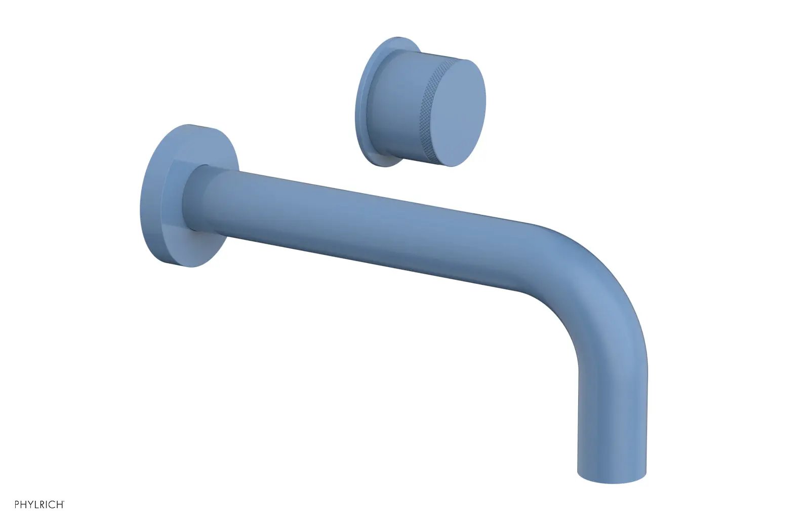 Phylrich Basic II Single Handle Wall Lavatory Set - Knurled Handle by Phylrich