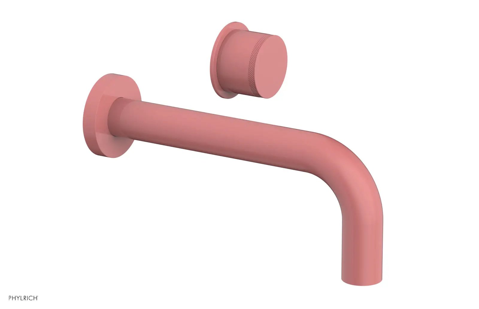 Phylrich Basic II Single Handle Wall Lavatory Set - Knurled Handle by Phylrich