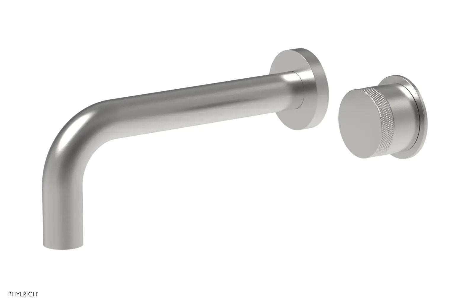Phylrich Basic II Single Handle Wall Lavatory Set - Knurled Handle by Phylrich