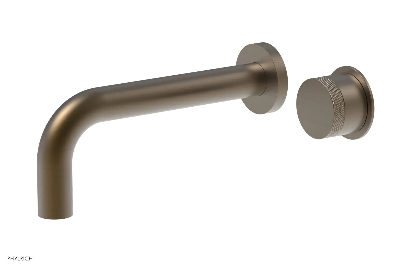 Phylrich Basic II Single Handle Wall Lavatory Set - Knurled Handle by Phylrich