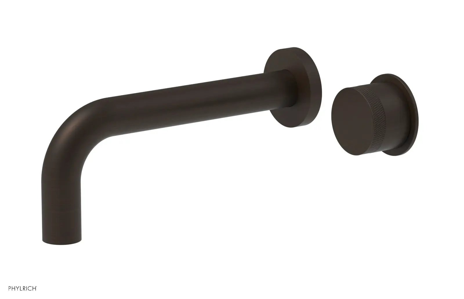 Phylrich Basic II Single Handle Wall Lavatory Set - Knurled Handle by Phylrich