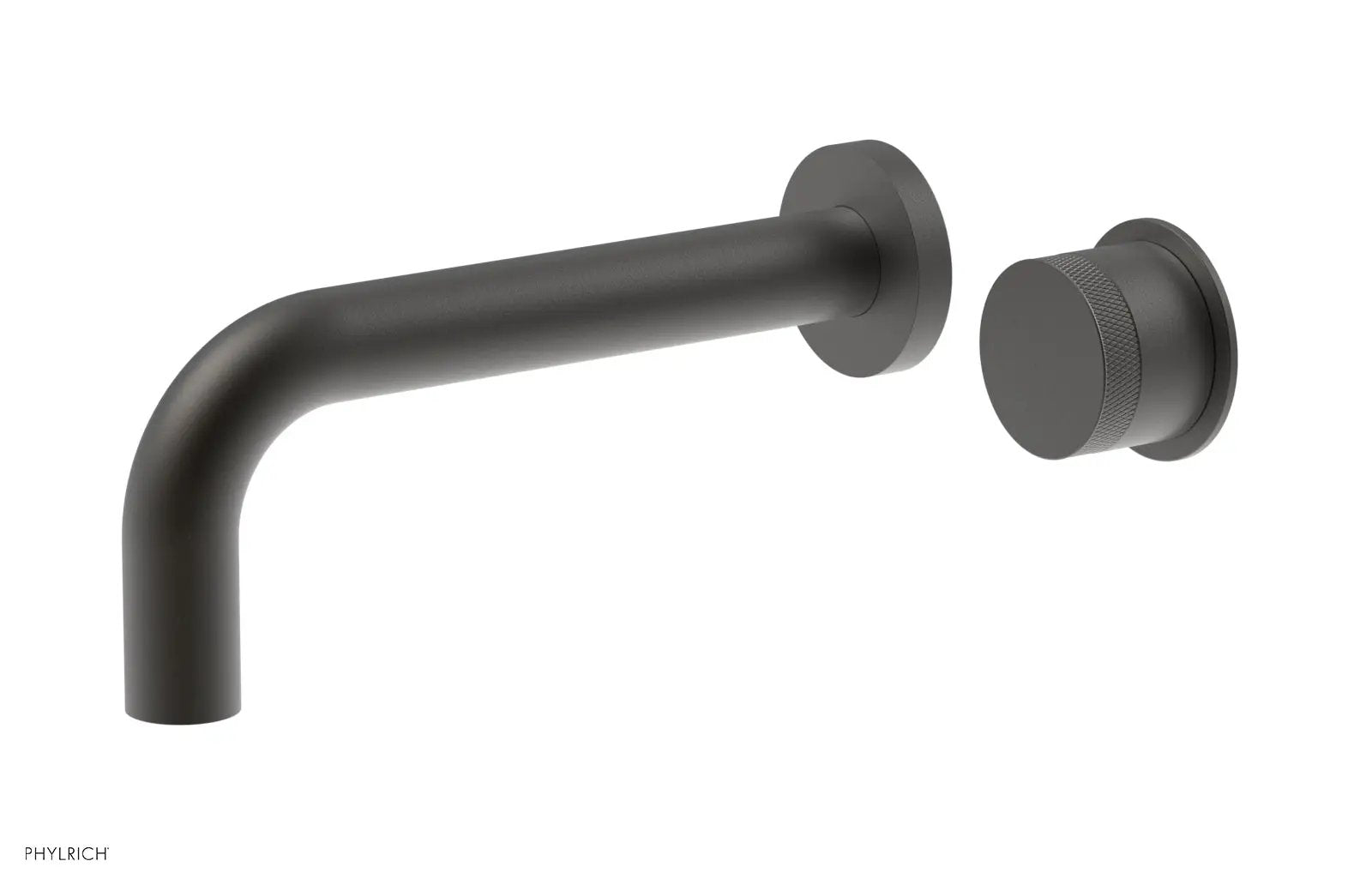 Phylrich Basic II Single Handle Wall Lavatory Set - Knurled Handle by Phylrich