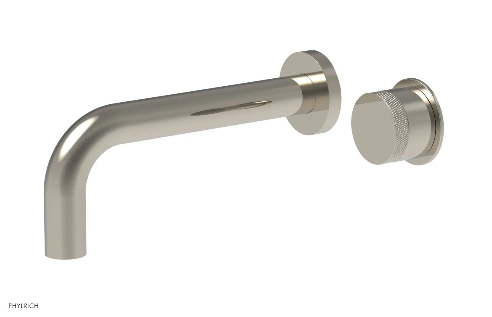 Phylrich Basic II Single Handle Wall Lavatory Set - Knurled Handle by Phylrich