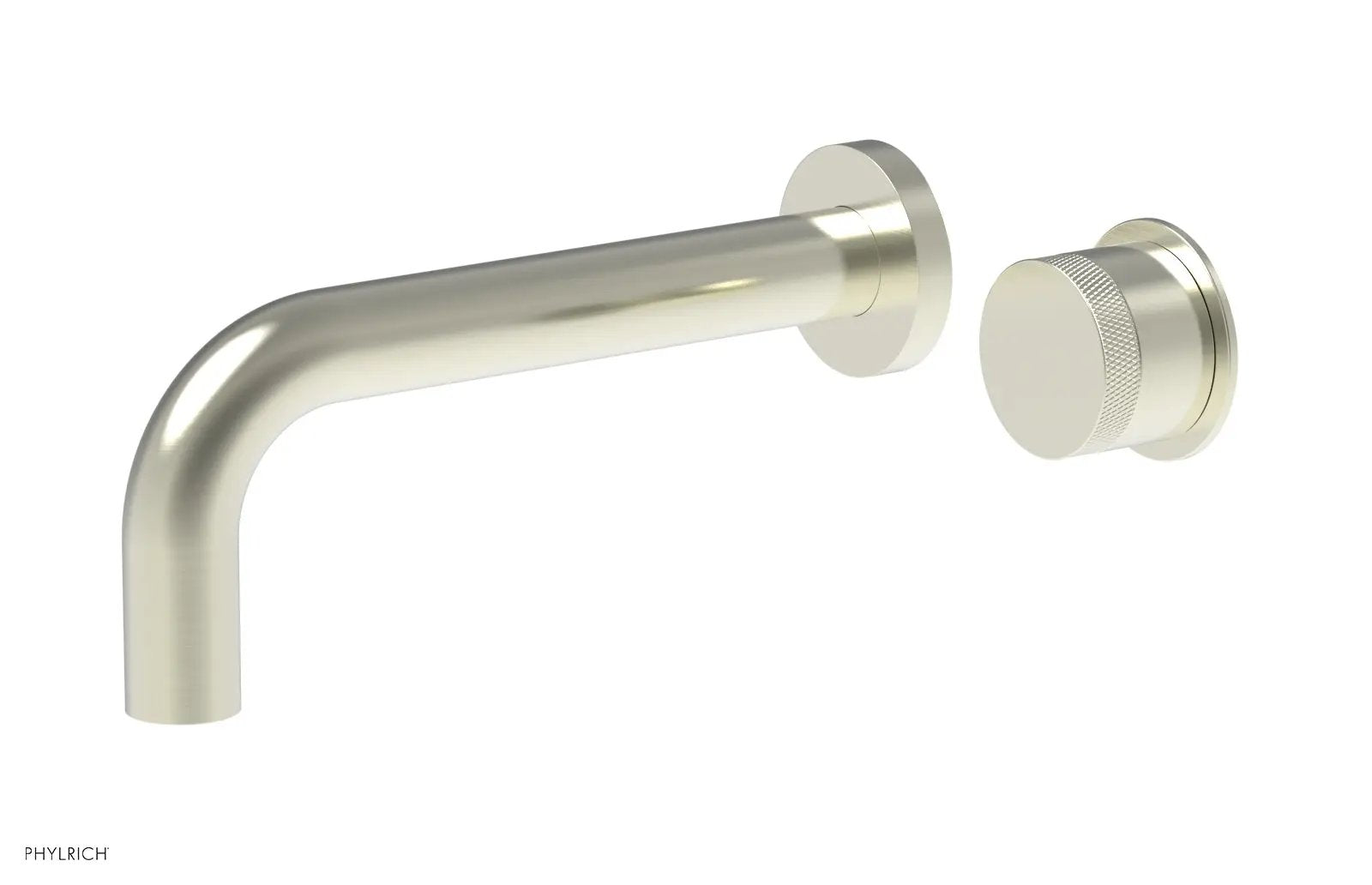 Phylrich Basic II Single Handle Wall Lavatory Set - Knurled Handle by Phylrich