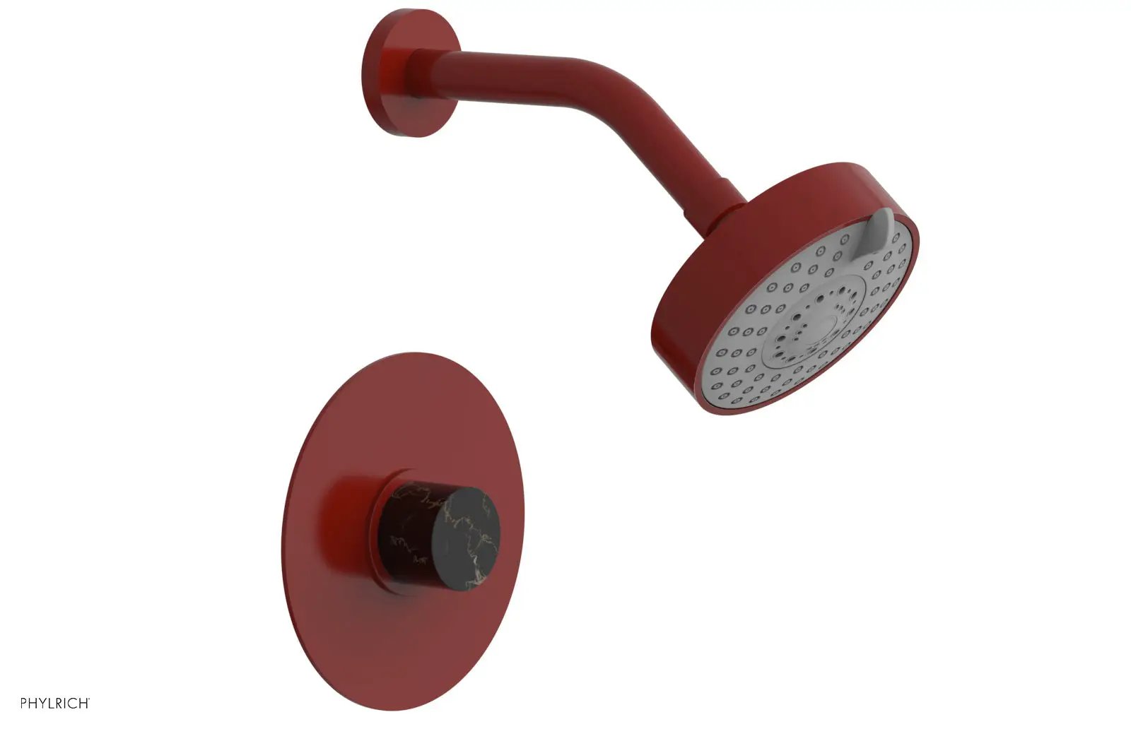 Phylrich BASIC II Pressure Balance Shower Set - Black Marble by Phylrich