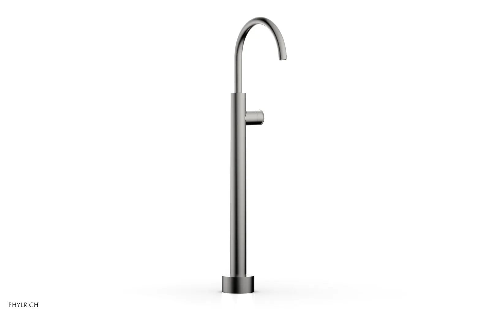 Phylrich BASIC II Low Floor Mount Tub Filler - Knurled Handle by Phylrich