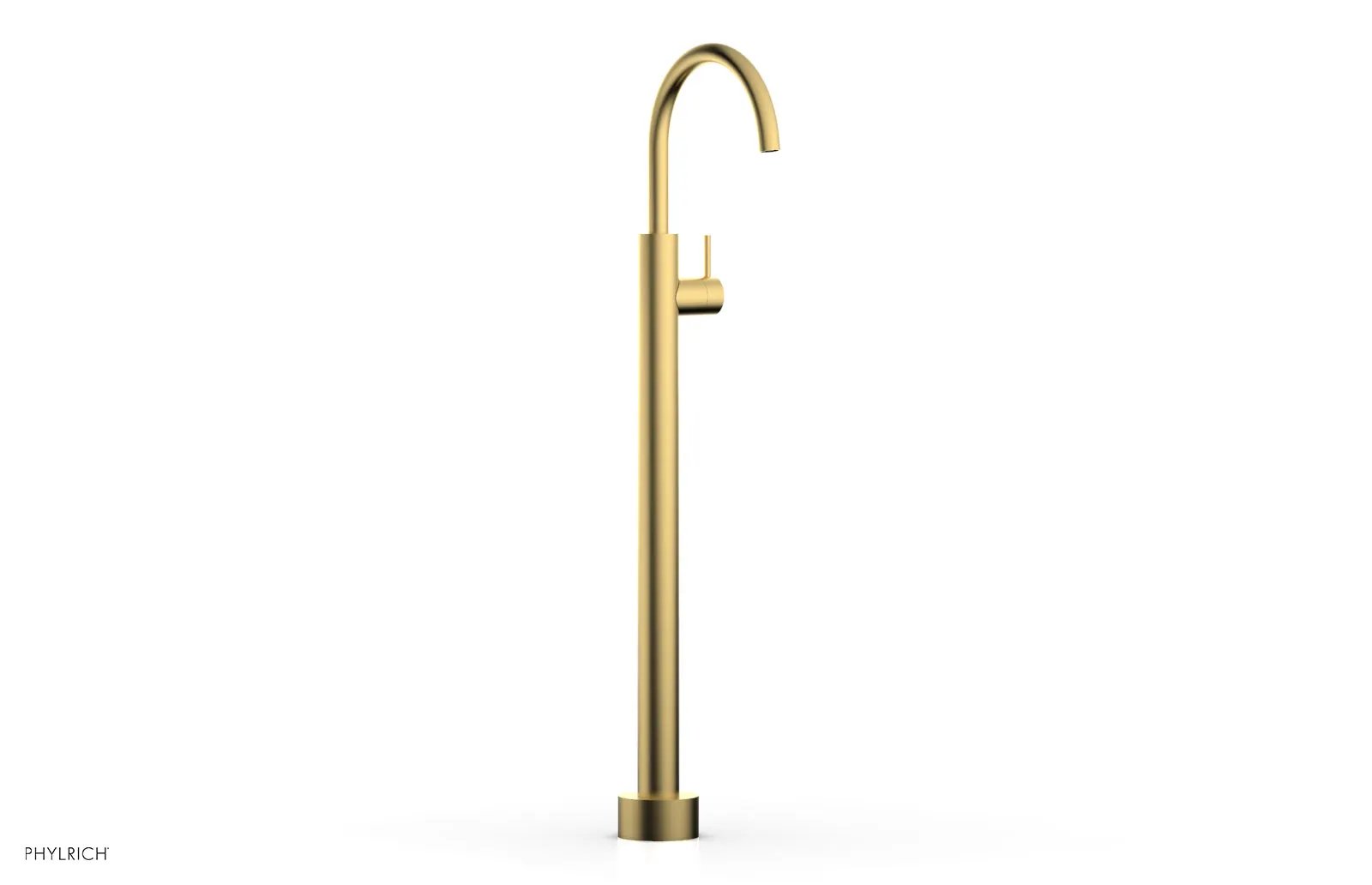 Phylrich BASIC II Tall Floor Mount Tub Filler - Lever Handle by Phylrich