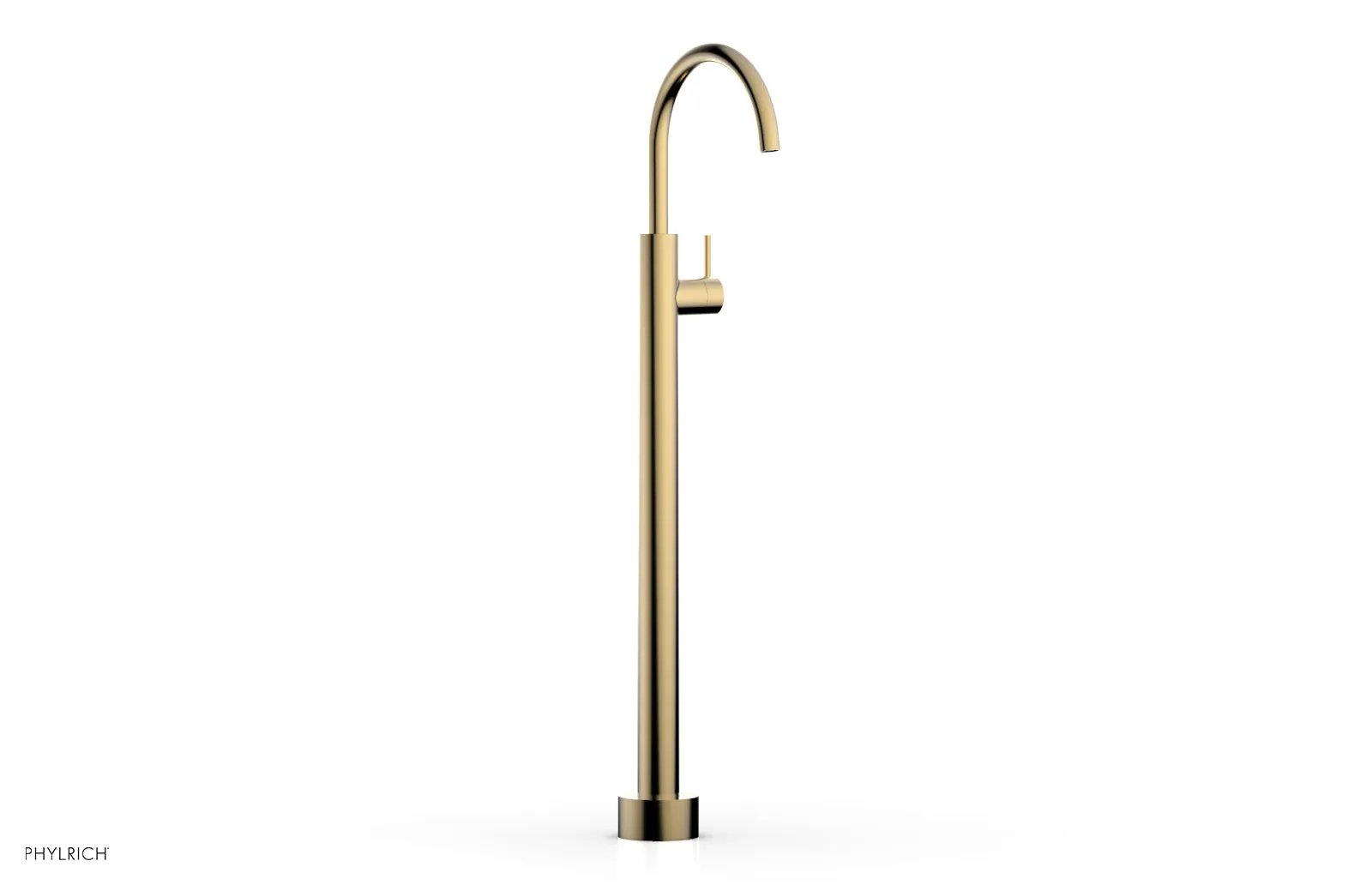 Phylrich BASIC II Tall Floor Mount Tub Filler - Lever Handle by Phylrich