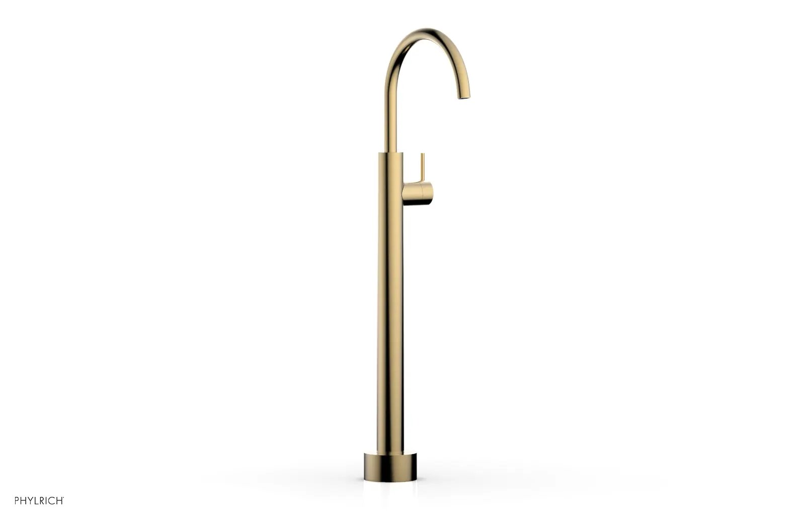 Phylrich BASIC II Low Floor Mount Tub Filler - Lever Handle by Phylrich