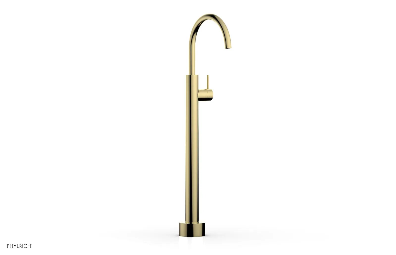 Phylrich BASIC II Low Floor Mount Tub Filler - Lever Handle by Phylrich