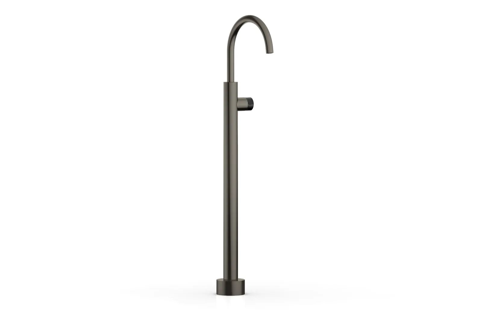 Phylrich BASIC II Tall Floor Mount Tub Filler - Marble Handle by Phylrich