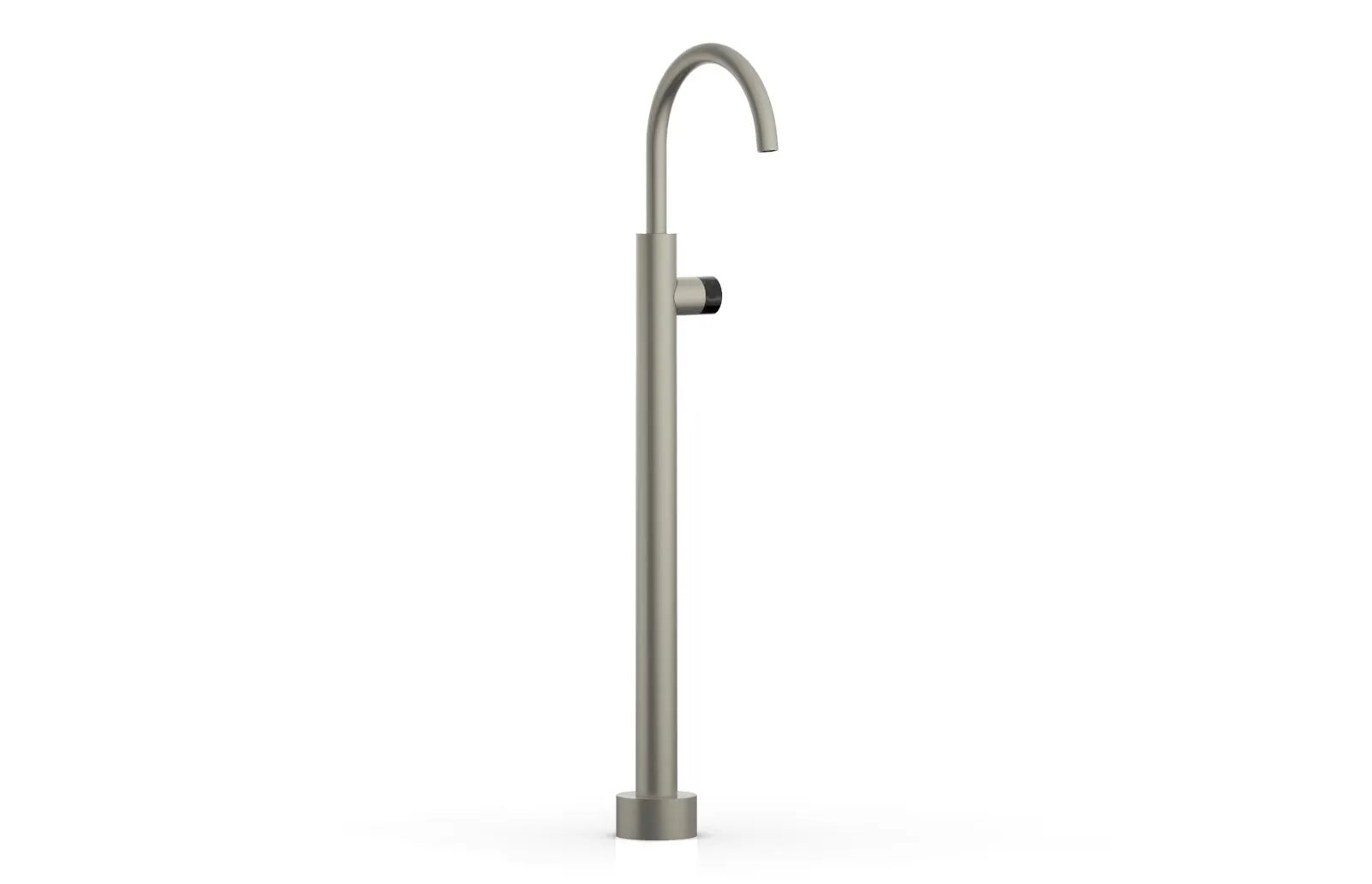 Phylrich BASIC II Tall Floor Mount Tub Filler - Marble Handle by Phylrich