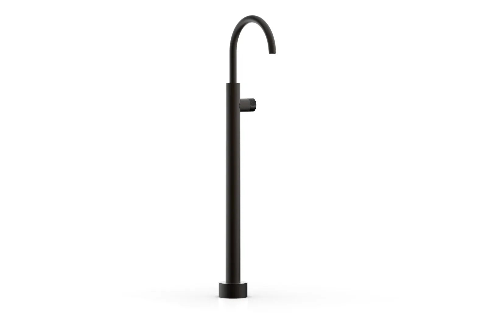 Phylrich BASIC II Tall Floor Mount Tub Filler - Marble Handle by Phylrich