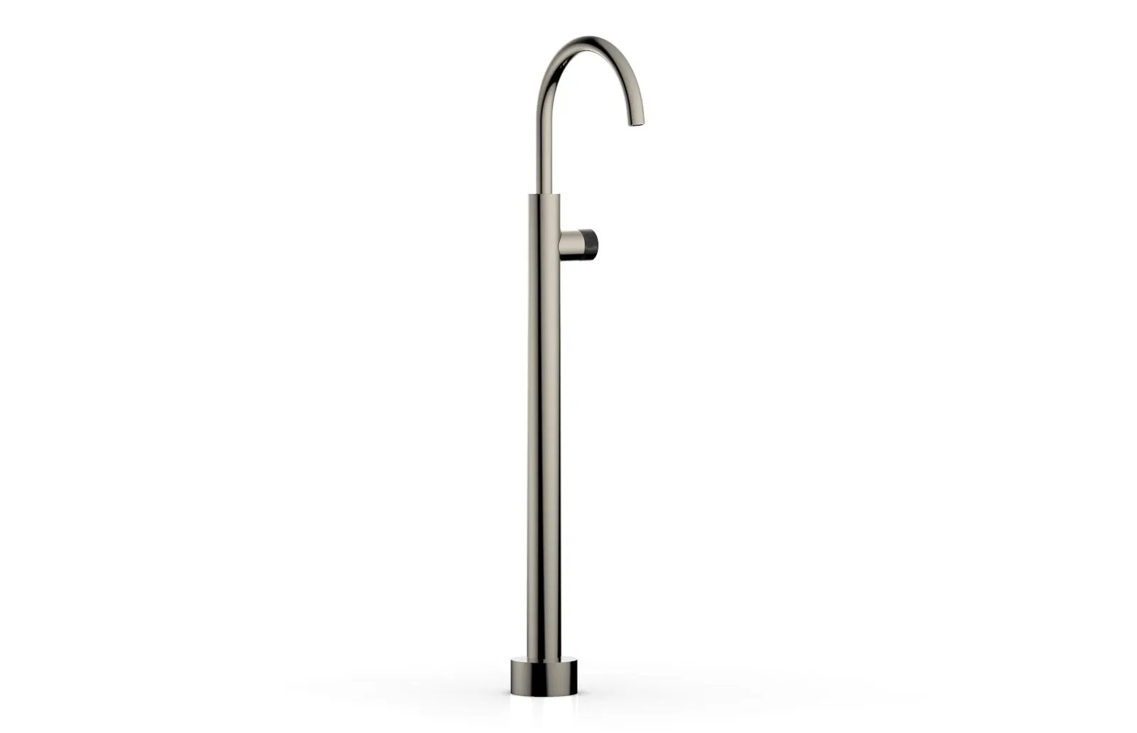 Phylrich BASIC II Tall Floor Mount Tub Filler - Marble Handle by Phylrich