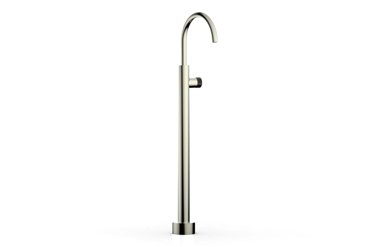 Phylrich BASIC II Tall Floor Mount Tub Filler - Marble Handle by Phylrich