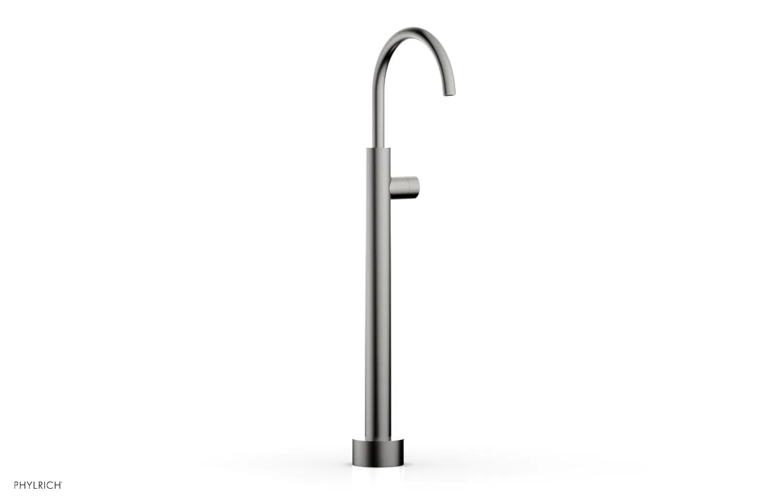 Phylrich BASIC II Low Floor Mount Tub Filler - Smooth Handle by Phylrich