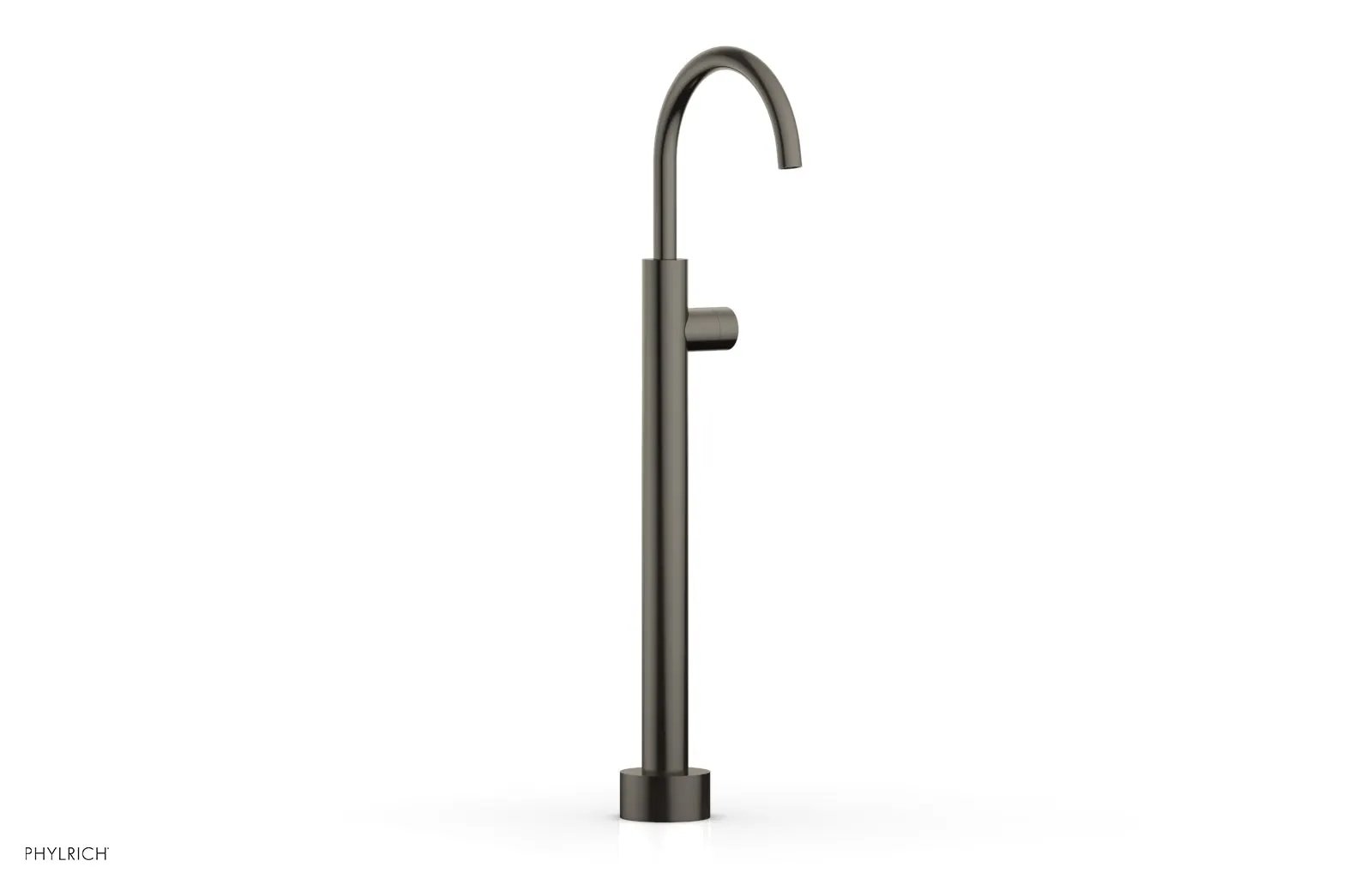 Phylrich BASIC II Low Floor Mount Tub Filler - Smooth Handle by Phylrich