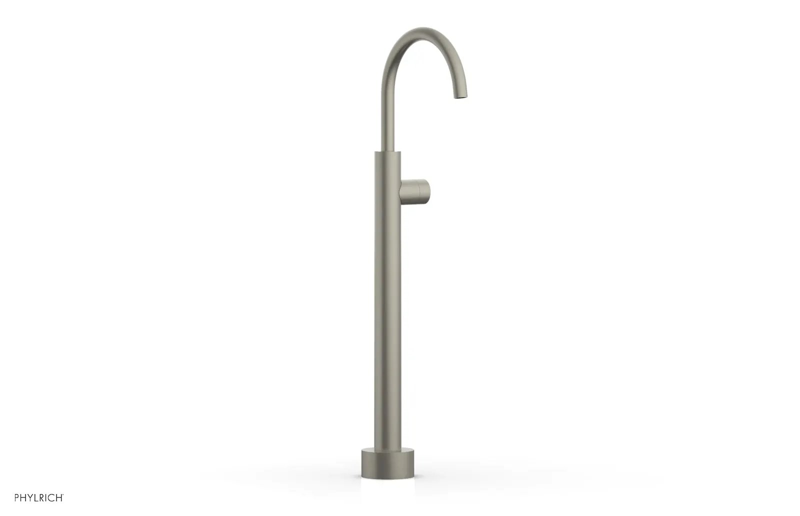 Phylrich BASIC II Low Floor Mount Tub Filler - Smooth Handle by Phylrich