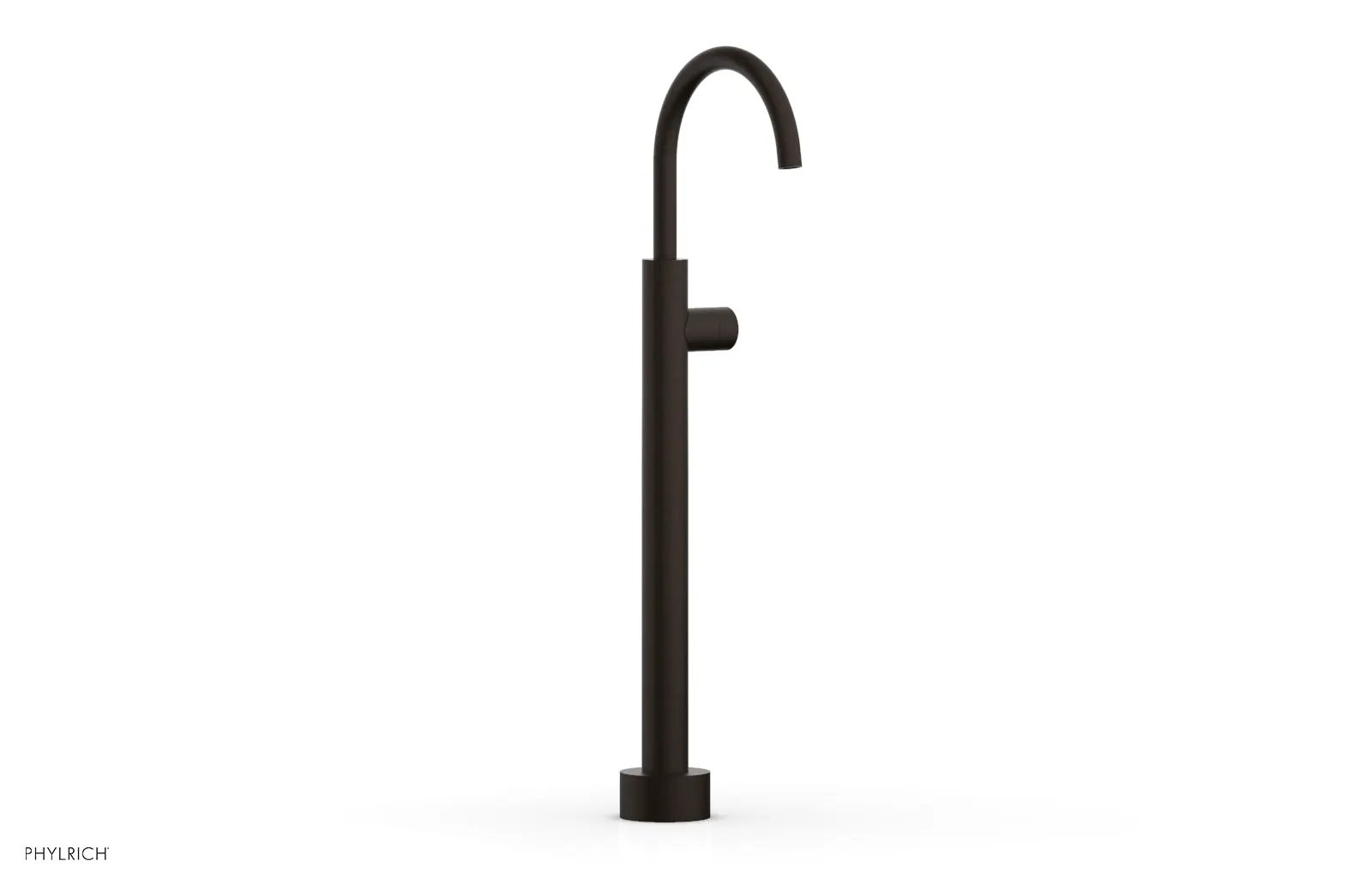 Phylrich BASIC II Low Floor Mount Tub Filler - Smooth Handle by Phylrich