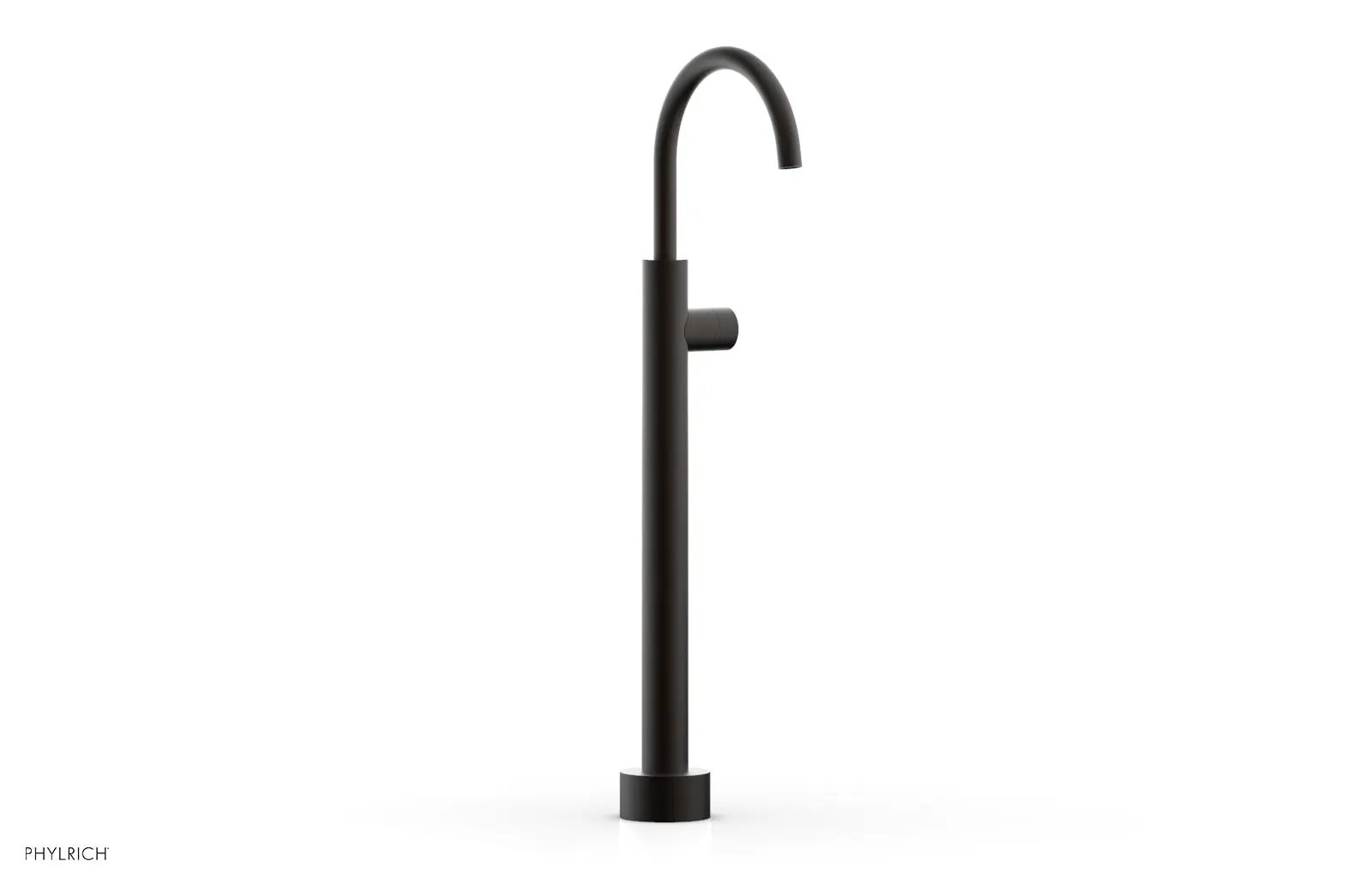 Phylrich BASIC II Low Floor Mount Tub Filler - Smooth Handle by Phylrich