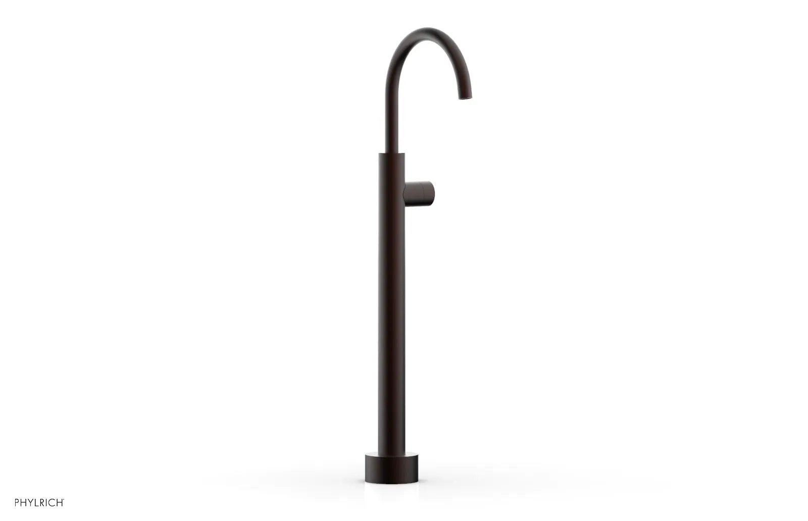 Phylrich BASIC II Low Floor Mount Tub Filler - Smooth Handle by Phylrich
