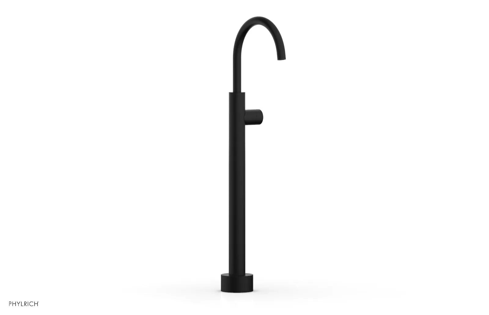 Phylrich BASIC II Low Floor Mount Tub Filler - Smooth Handle by Phylrich