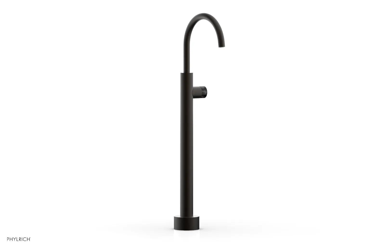 Phylrich BASIC II Low Floor Mount Tub Filler - Marble Handle by Phylrich