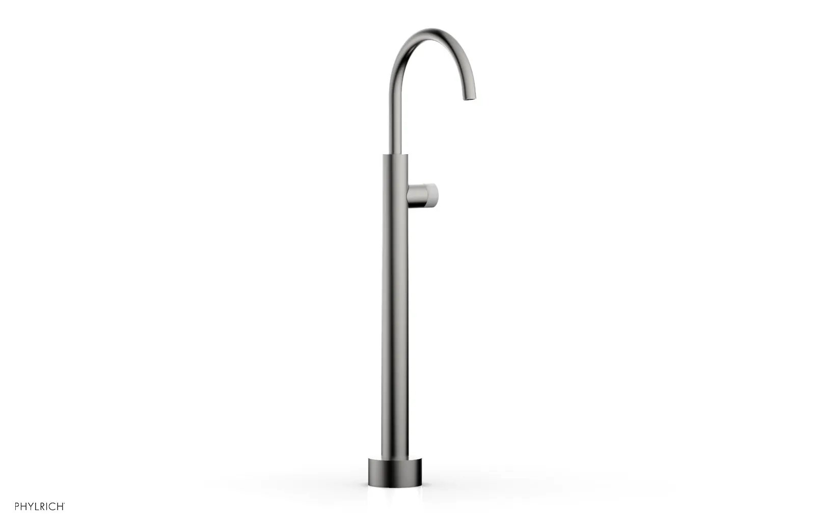Phylrich BASIC II Low Floor Mount Tub Filler - Marble Handle by Phylrich