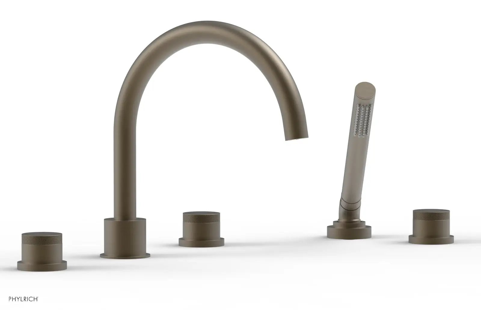 Phylrich BASIC II Deck Tub Set with Hand Shower by Phylrich