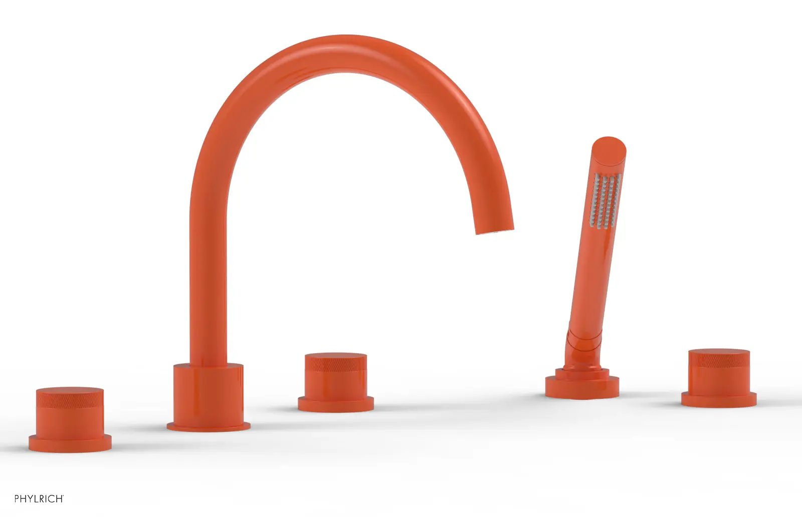 Phylrich BASIC II Deck Tub Set with Hand Shower by Phylrich