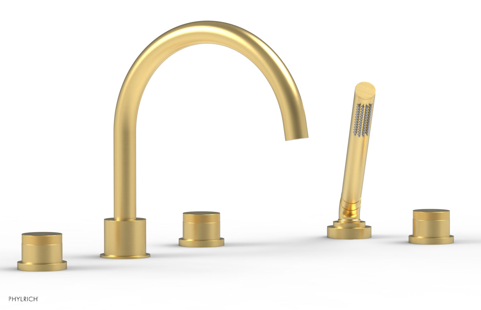 Phylrich BASIC II Deck Tub Set with Hand Shower