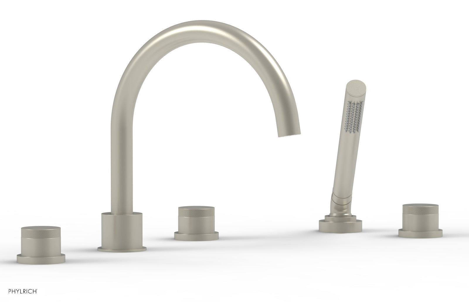 Phylrich BASIC II Deck Tub Set with Hand Shower