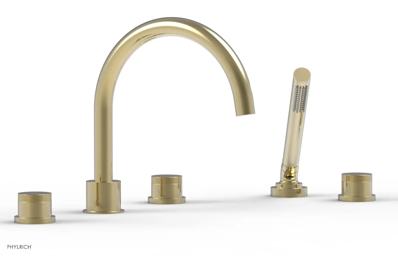 Phylrich BASIC II Deck Tub Set with Hand Shower by Phylrich