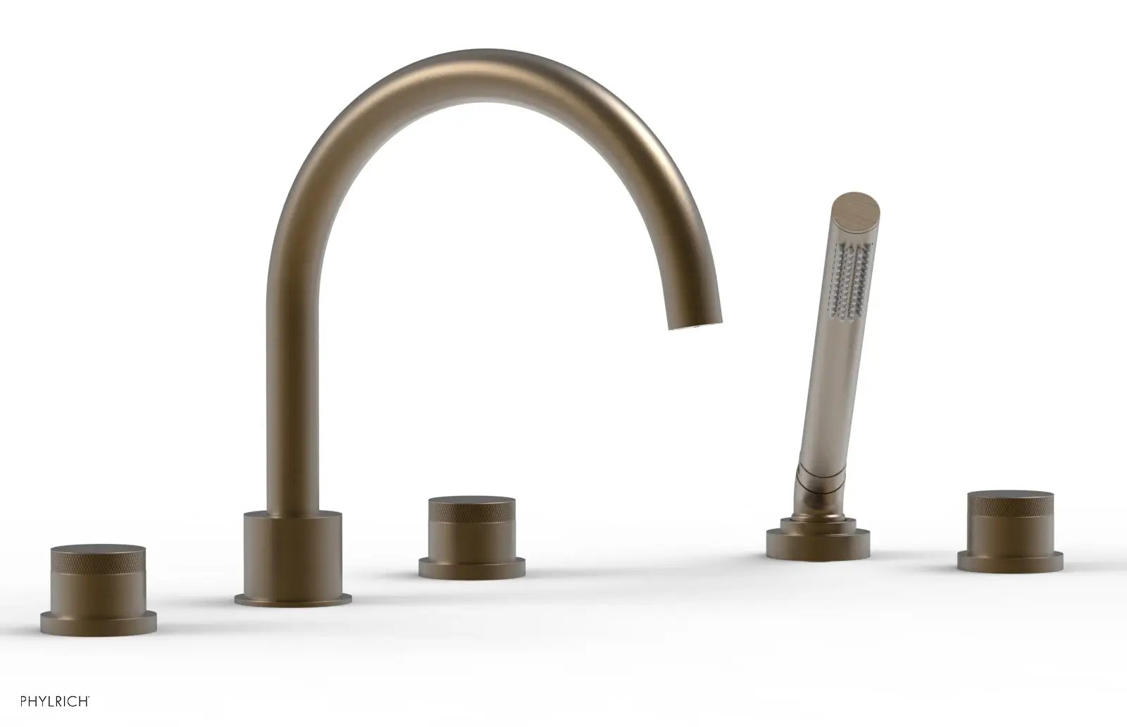 Phylrich BASIC II Deck Tub Set with Hand Shower by Phylrich