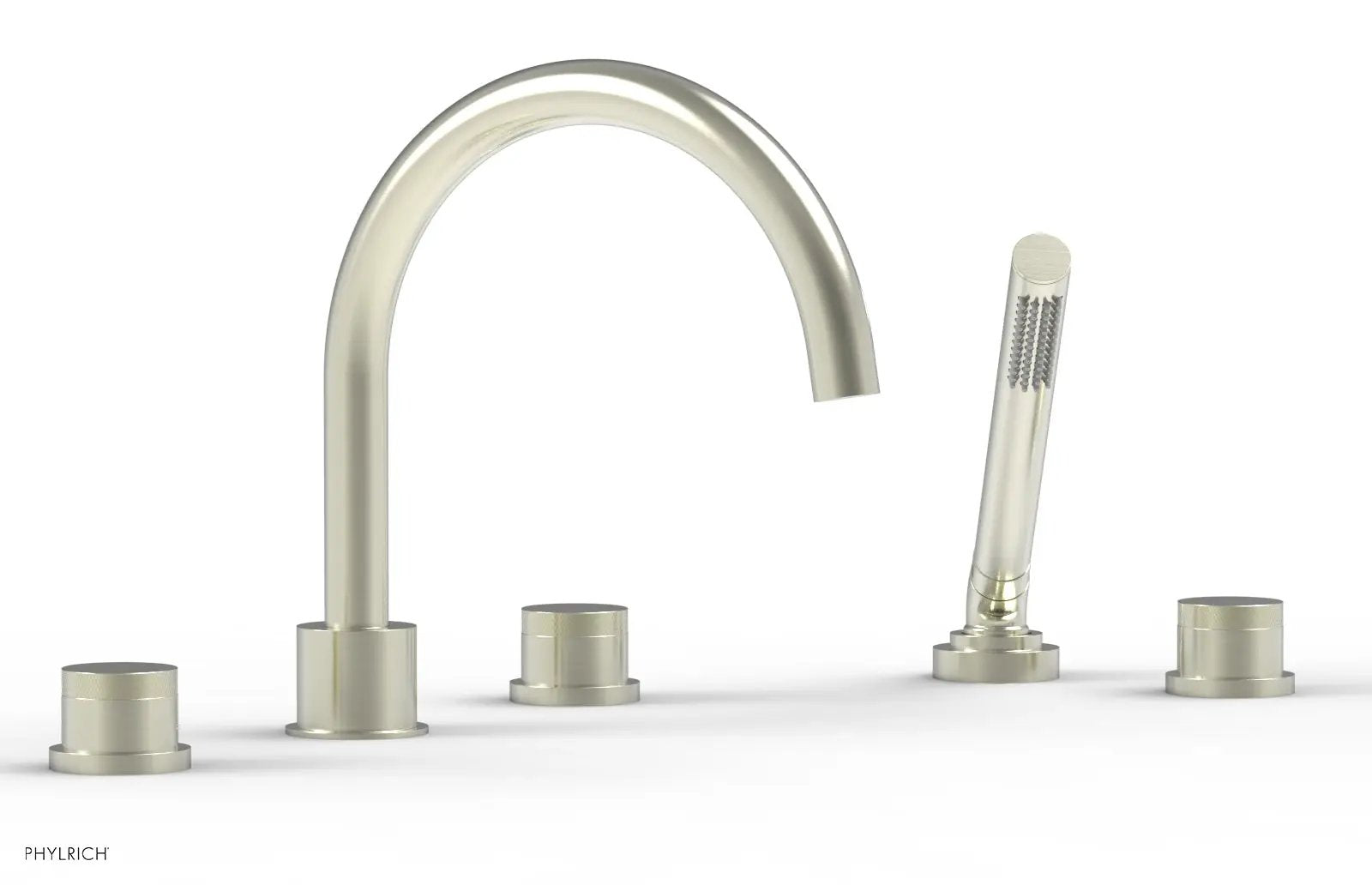 Phylrich BASIC II Deck Tub Set with Hand Shower by Phylrich