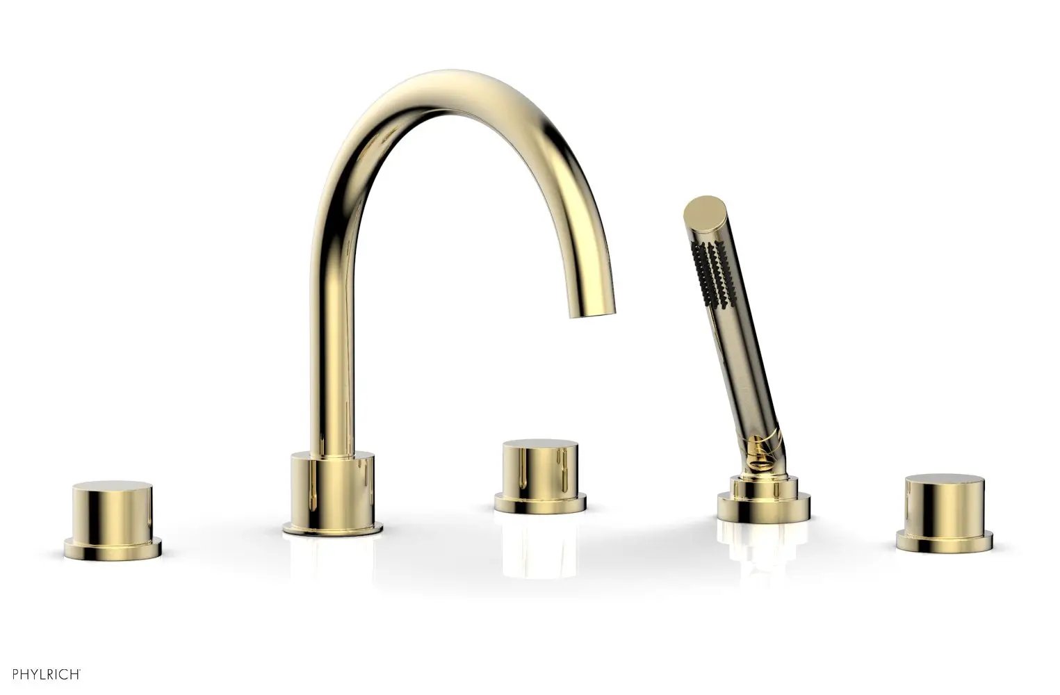 Phylrich BASIC II Deck Tub Set with Hand Shower by Phylrich