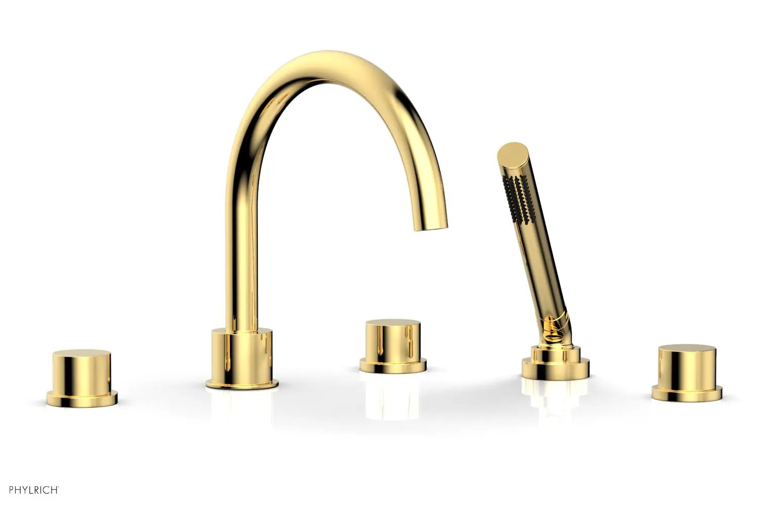 Phylrich BASIC II Deck Tub Set with Hand Shower by Phylrich