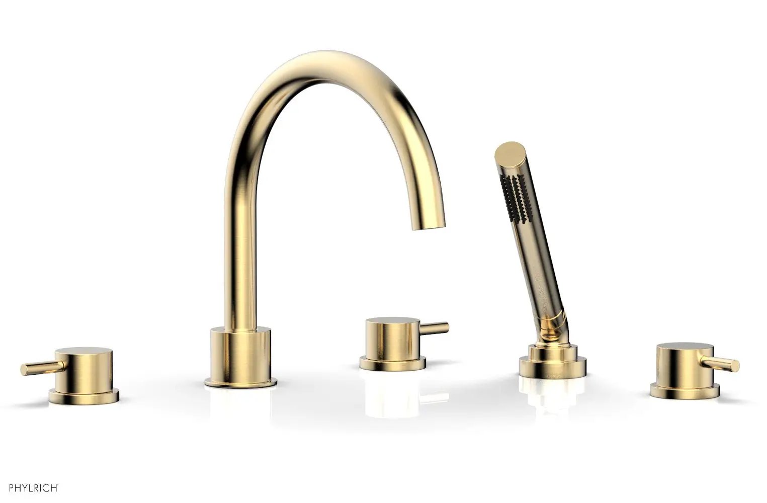 Phylrich BASIC II Deck Tub Set with Hand Shower by Phylrich