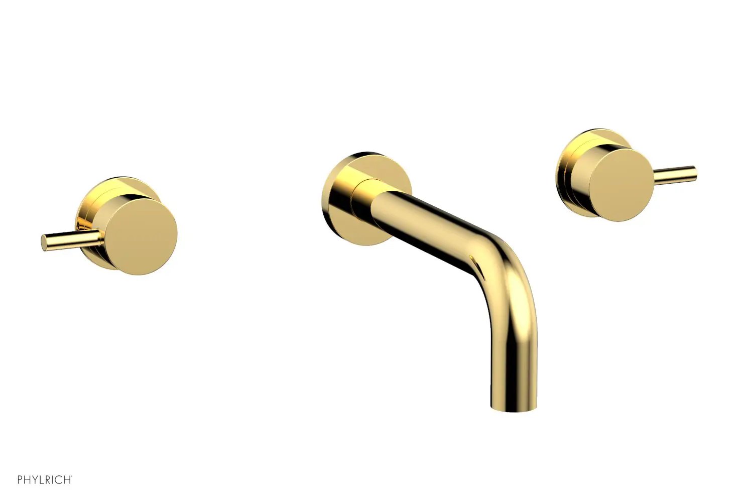 Phylrich BASIC II Wall Tub Set Lever Handles by Phylrich