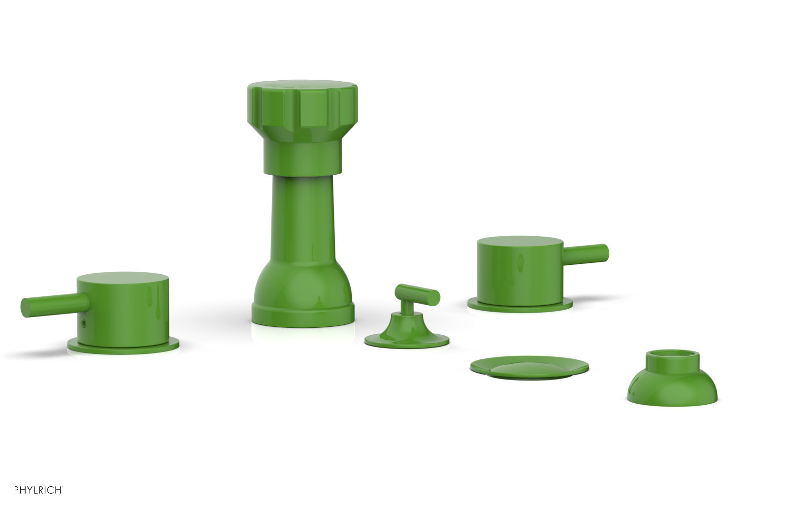 Phylrich BASIC II Four Hole Bidet Set - Lever Handles