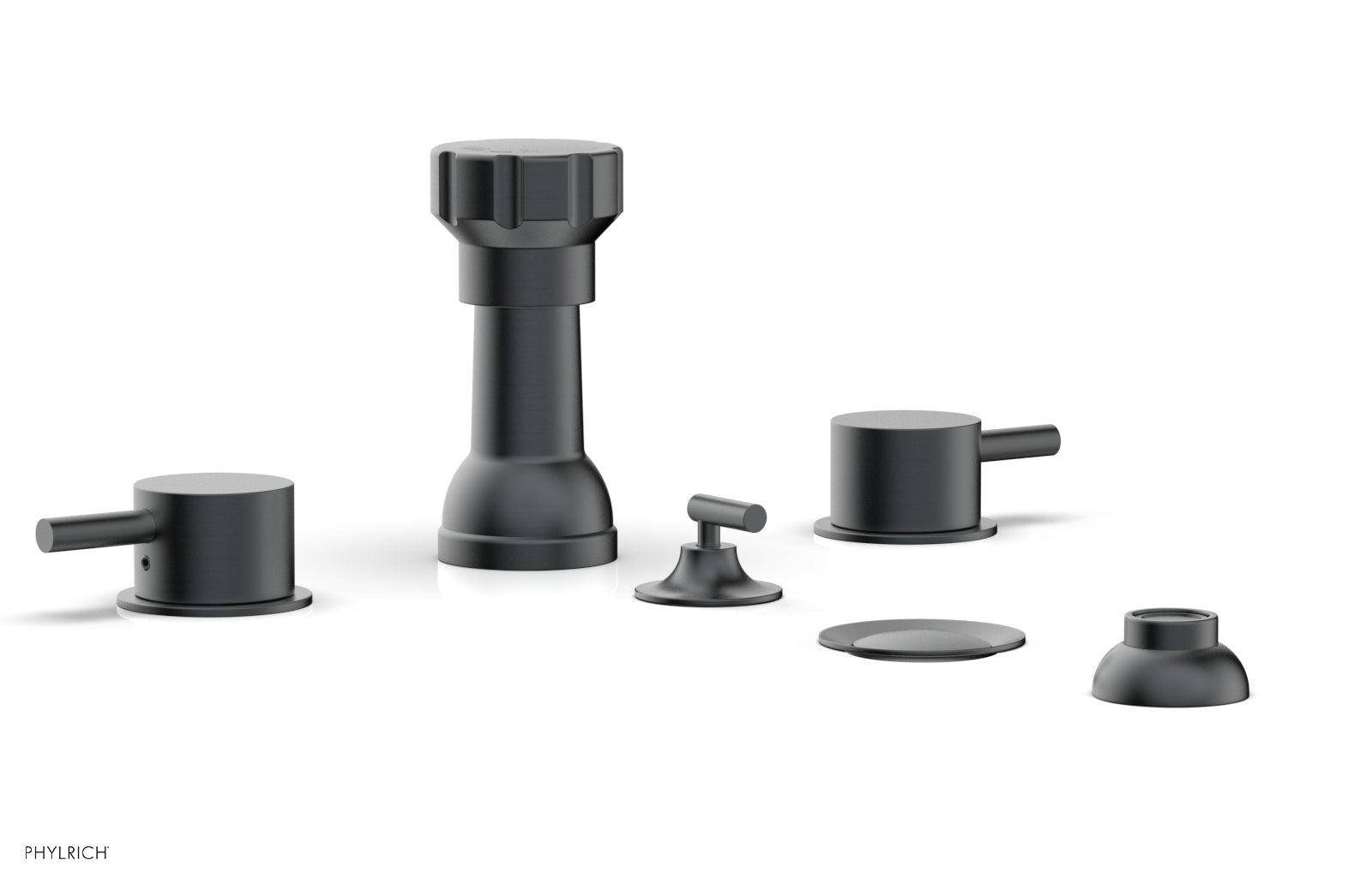 Phylrich BASIC II Four Hole Bidet Set - Lever Handles