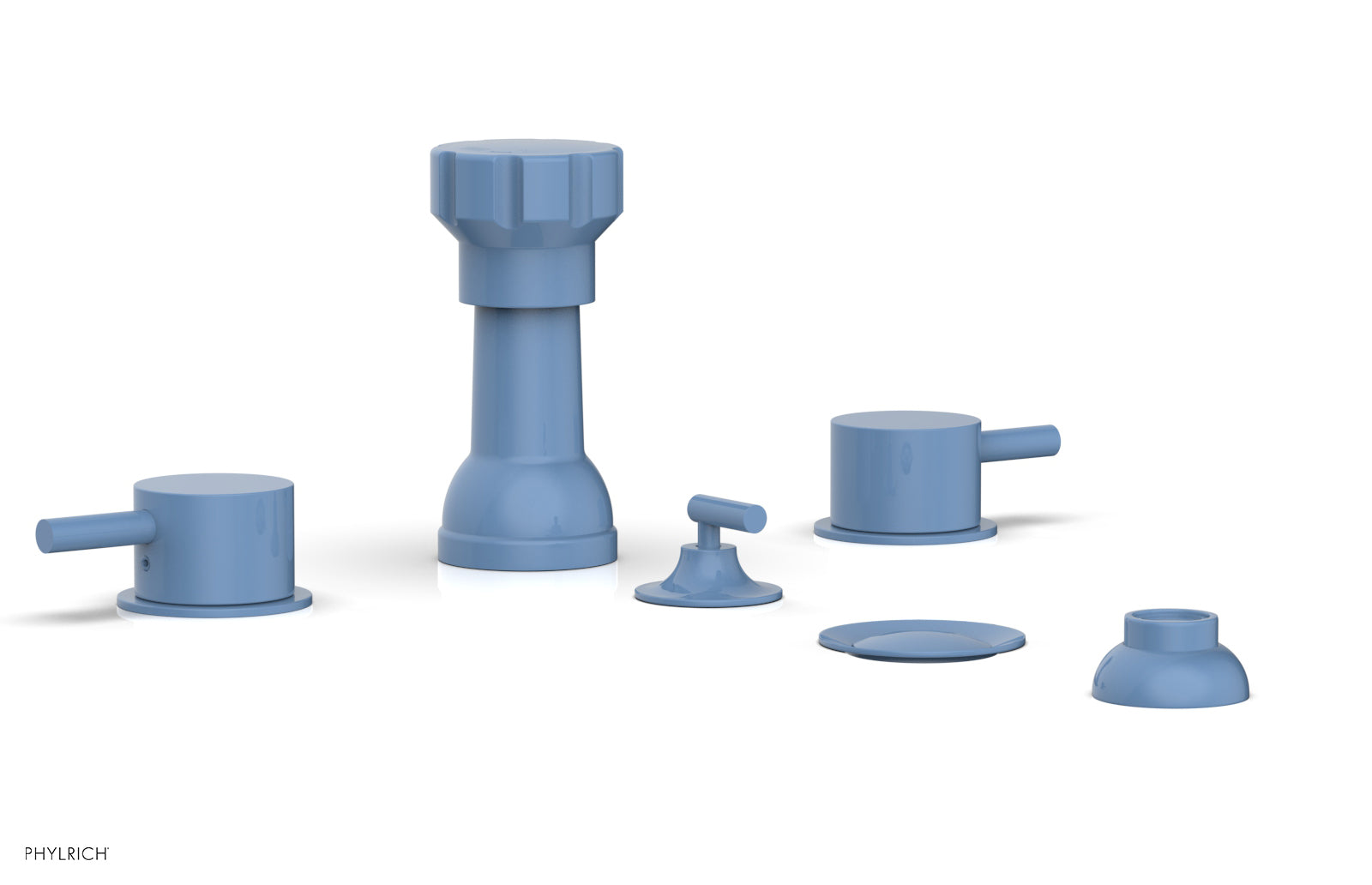 Phylrich BASIC II Four Hole Bidet Set - Lever Handles